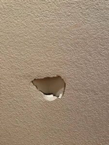 Drywall Repair Before